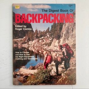 The Digest Book of Backpacking 1979 Vintage Camping Hiking Book Magazine VGUC